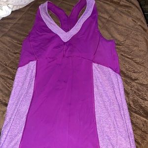A Purple Sport Tank Top
